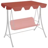 terrakotta csere ponyva kerti hintaágyhoz 188/168 x 145/110 cm