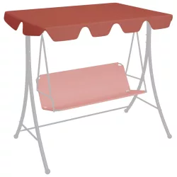   terrakotta csere ponyva kerti hintaágyhoz 188/168 x 145/110 cm