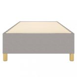 világosszürke szövet rugós ágykeret 80x200 cm