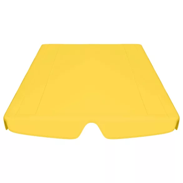 sárga csere ponyva kerti hintaágyhoz 188/168 x 145/110 cm