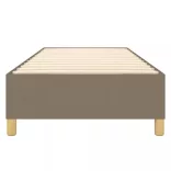 tópszínű szövet rugós ágykeret 90x200 cm