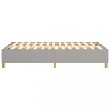 világosszürke szövet rugós ágykeret 120x200 cm