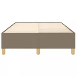 tópszínű szövet rugós ágykeret 120x200 cm