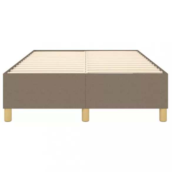 tópszínű szövet rugós ágykeret 120x200 cm