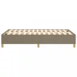 tópszínű szövet rugós ágykeret 120x200 cm