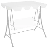 fehér csere ponyva kerti hintaágyhoz 188/168 x 145/110 cm
