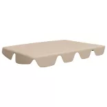 bézs csere ponyva kerti hintaágyhoz 150/130 x 105/70 cm