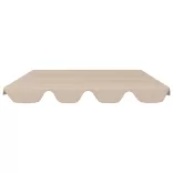 bézs csere ponyva kerti hintaágyhoz 150/130 x 105/70 cm