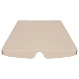 bézs csere ponyva kerti hintaágyhoz 150/130 x 105/70 cm