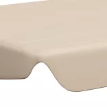 bézs csere ponyva kerti hintaágyhoz 150/130 x 105/70 cm