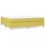 zöld szövet rugós ágykeret 200 x 200 cm