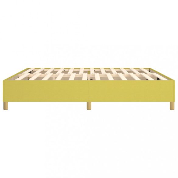 zöld szövet rugós ágykeret 200 x 200 cm