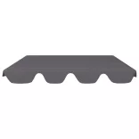 antracit csere ponyva kerti hintaágyhoz 150/130 x 105/70 cm