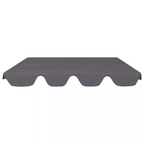 antracit csere ponyva kerti hintaágyhoz 150/130 x 105/70 cm