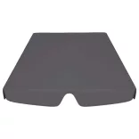 antracit csere ponyva kerti hintaágyhoz 150/130 x 105/70 cm