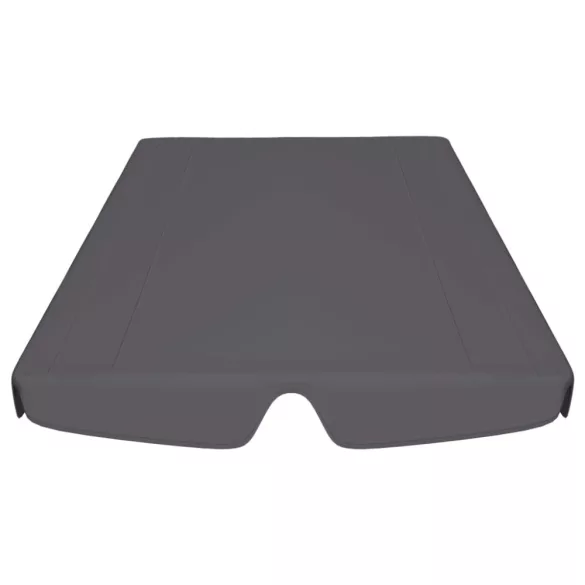 antracit csere ponyva kerti hintaágyhoz 150/130 x 105/70 cm
