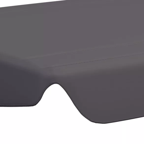 antracit csere ponyva kerti hintaágyhoz 150/130 x 105/70 cm