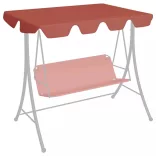 terrakotta csere ponyva kerti hintaágyhoz 150/130 x 105/70 cm