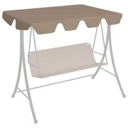   tópszínű csere ponyva kerti hintaágyhoz 150/130 x 105/70 cm