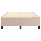 cappuccino színű műbőr rugós ágykeret 120 x 200 cm