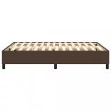 barna műbőr rugós ágykeret 140x190 cm