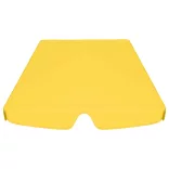 sárga csere ponyva kerti hintaágyhoz 150/130 x 105/70 cm
