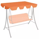 narancssárga csere ponyva kerti hintaágyhoz 150/130 x 105/70 cm