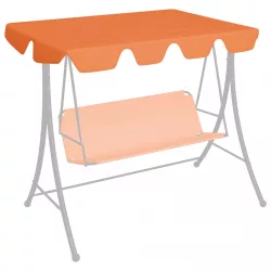   narancssárga csere ponyva kerti hintaágyhoz 150/130 x 105/70 cm