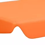 narancssárga csere ponyva kerti hintaágyhoz 150/130 x 105/70 cm