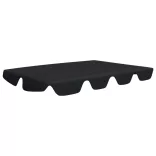 fekete csere ponyva kerti hintaágyhoz 150/130 x 105/70 cm