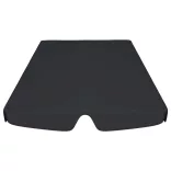 fekete csere ponyva kerti hintaágyhoz 150/130 x 105/70 cm