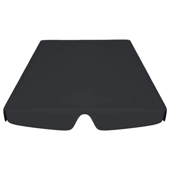 fekete csere ponyva kerti hintaágyhoz 150/130 x 105/70 cm
