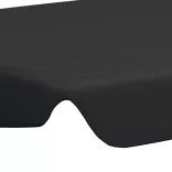 fekete csere ponyva kerti hintaágyhoz 150/130 x 105/70 cm