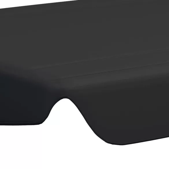 fekete csere ponyva kerti hintaágyhoz 150/130 x 105/70 cm