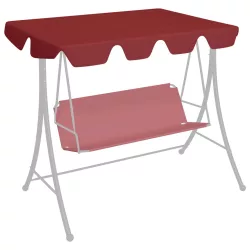 bordó csere ponyva kerti hintaágyhoz 150/130 x 105/70 cm