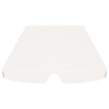 fehér csere ponyva kerti hintaágyhoz 150/130 x 105/70 cm