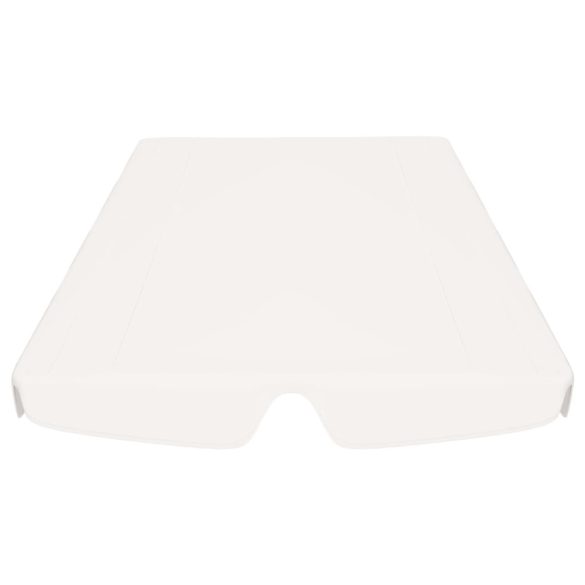 fehér csere ponyva kerti hintaágyhoz 150/130 x 105/70 cm