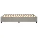 világosszürke bársony rugós ágykeret 120x200 cm