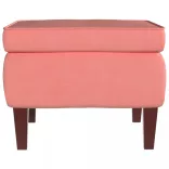 Rózsaszín Bársony és Tömörfa Hintaszék