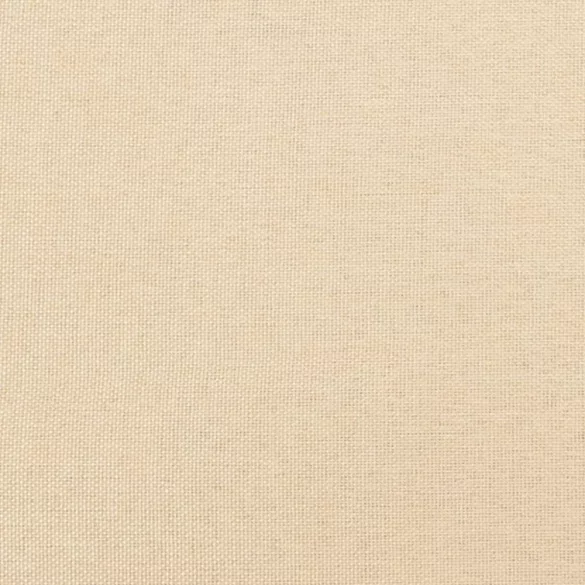 krémszínű szövet karosszék hintalábakkal és lábtartóval