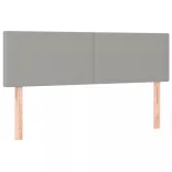 világosszürke szövet LED-es fejtámla 144 x 5 x 78/88 cm