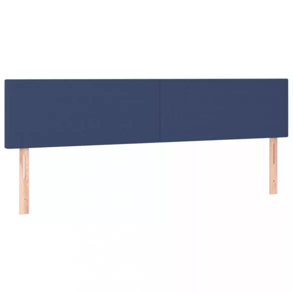 kék szövet LED-es fejtámla 180x5x78/88 cm
