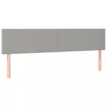 világosszürke szövet LED-es fejtámla 200x5x78/88 cm