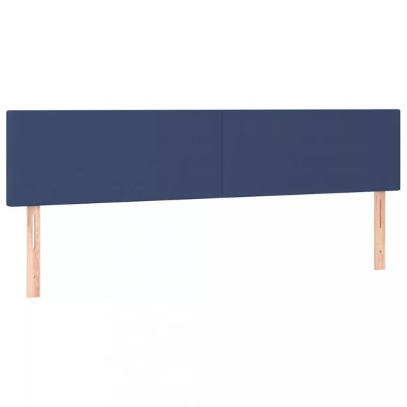 kék szövet LED-es fejtámla 200x5x78/88 cm
