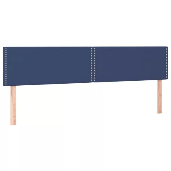 kék szövet LED-es fejtámla 180x5x78/88 cm