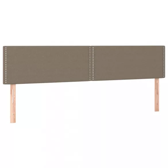 tópszínű szövet LED-es fejtámla 200x5x78/88 cm