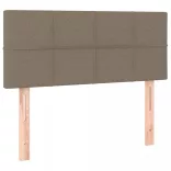 tópszínű szövet LED-es fejtámla 90x5x78/88 cm