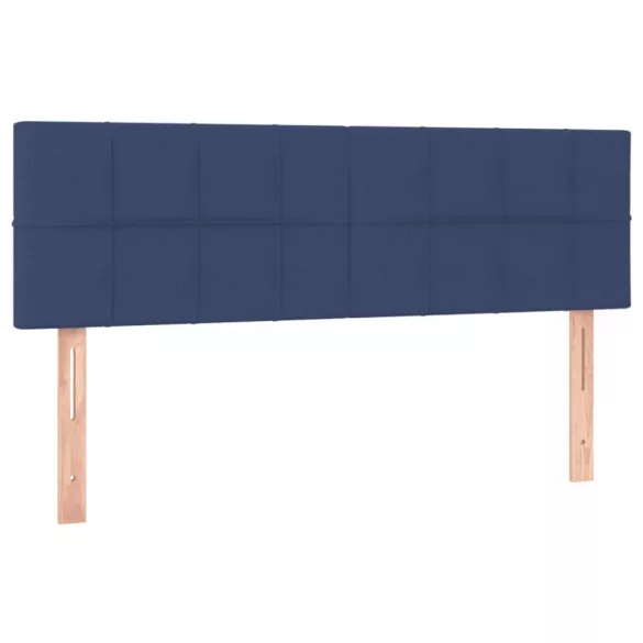 kék szövet LED-es fejtámla 144x5x78/88 cm