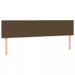 sötétbarna szövet LED-es fejtámla 180x5x78/88 cm