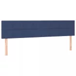 kék szövet LED-es fejtámla 180x5x78/88 cm
